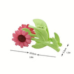 Sunflower matt claw clip