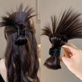Dark Brown Hair Styling Claw with Bow – Premium Hair Accessory | Wholesale Price ₹120 per Piece