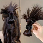 Dark Brown Hair Styling Claw with Bow – Premium Hair Accessory | Wholesale Price ₹120 per Piece