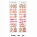 PACK OF 12 MULTI SUN FLOWER CLIP