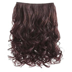 Curly Burgundy Hair Extension Pack of 1 Pc – 5 Clip Hair Extension | Wholesale Price ₹180per Piece