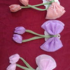 Tulip scrunchies