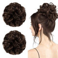 Natural brown Messy Fancy Bun Hair Extension Pack of 12 Pcs – Premium Hair Bun | Wholesale Price ₹600 per Dozen