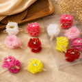 Sequin Flower Hair Claw Clips Pack of 12 Pcs – Fancy Party Wear Hair Clutcher | Wholesale Price ₹288 per Dozen