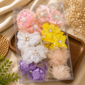 Fancy Flower & Bow Hair Claw Clips Pack of 12 Pcs – Pearl & Sequin Designer Hair Clutcher | Wholesale Price ₹288 per Dozen