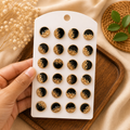 ✨ Premium 12 Pair Round Floral Stud Earrings Set | Wholesale Price ₹120 (Pack of 12 Pairs)