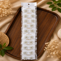 Premium White Flower Stud Earrings – 10 Pairs | Wholesale Price ₹360 (Pack of 10 Pairs)