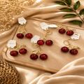 Cherry Keychain Pack of 6 Pcs – Premium Fashion Keychain | Wholesale Price ₹450