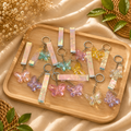 Butterfly Holographic Keychain – Pack of 12 Pcs | Wholesale Price ₹360 per Dozen