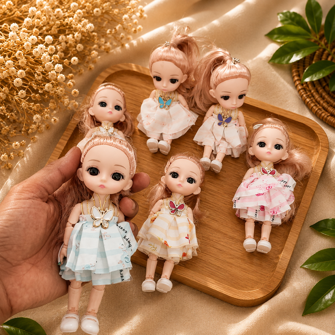 Cute Fashion Doll – Pack of 6 Pcs | Wholesale Price ₹480 for 6 Pcs