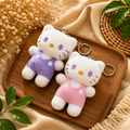 Cute Cat Plush Keychain Pack of 2 Pcs | Wholesale Price ₹120/Pack