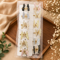 Dancing Butterfly Crystal Work Eleganter Hair Clip – Stylish Hair Accessory