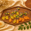 Cute Citrus Fruit Keychain Pack of 12 Pcs | Wholesale Price ₹240