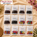Premium Hair Rubber Bands – Pack of 12 Packets | Wholesale Price ₹144