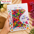 Premium Hair Rubber Bands – Pack of 12 Packets | Wholesale Price ₹240