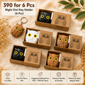 Night Owl Key Holder Pack of 6 Pcs – Cute Owl Wall Key Holder | Wholesale Price ₹390 per Pack
