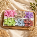 Marble Flower Hair Clutcher Sheet Pack of 12 Pcs | ₹180/Dozen