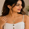 Golden Daisy Flower Pendant Necklace – Pack of 3 Pcs | Wholesale Price ₹360