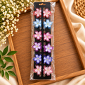 Flower Design Hair Clips Pack of 12 Pcs – Cute Floral Hair Clips | Wholesale Price ₹120 per Dozen