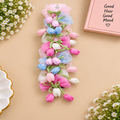🌷 Premium Floral Tulip Bow Hair Clips Combo Pack of 10 Pcs | Cute Pastel Flower & Bow Hair Accessories | Wholesale Price ₹420