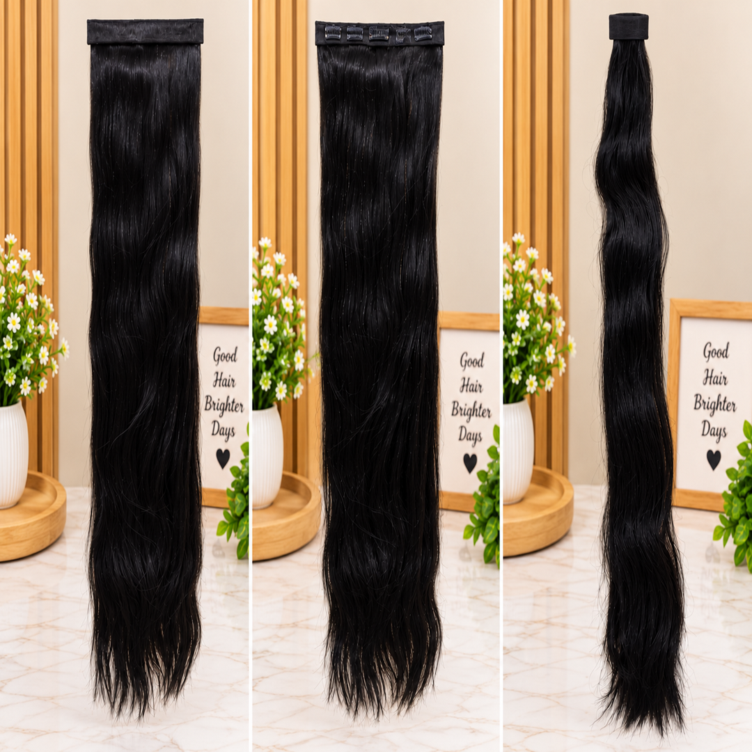 Black Scale Ponytail Hair Extension – Premium Hair Extension | Wholesale Price ₹200 per Piece
