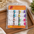 Pearl Hijab Pins Pack of 12 Pcs – Colourful Beaded Hijab Pin | Wholesale Price ₹60 per Dozen