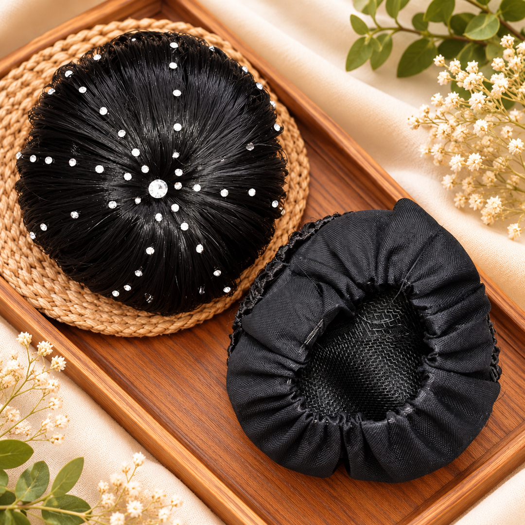 Stone Topi Juda Hair Extension – Designer Hair Juda | Wholesale Price ₹100 per Piece