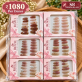 **Premium Korean Press On Nails Pack of 12 Pcs – Trendy Nail Set | Wholesale Price ₹1080 per Dozen**