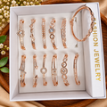 Premium Rose Gold Designer Kada – Pack of 12 Pcs | Wholesale Price ₹1800 per Dozen
