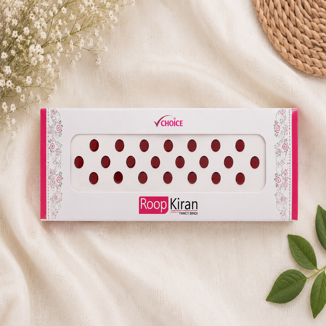 Roop Kiran Fancy Bindi Pack of 12 Cards | Wholesale Price ₹120