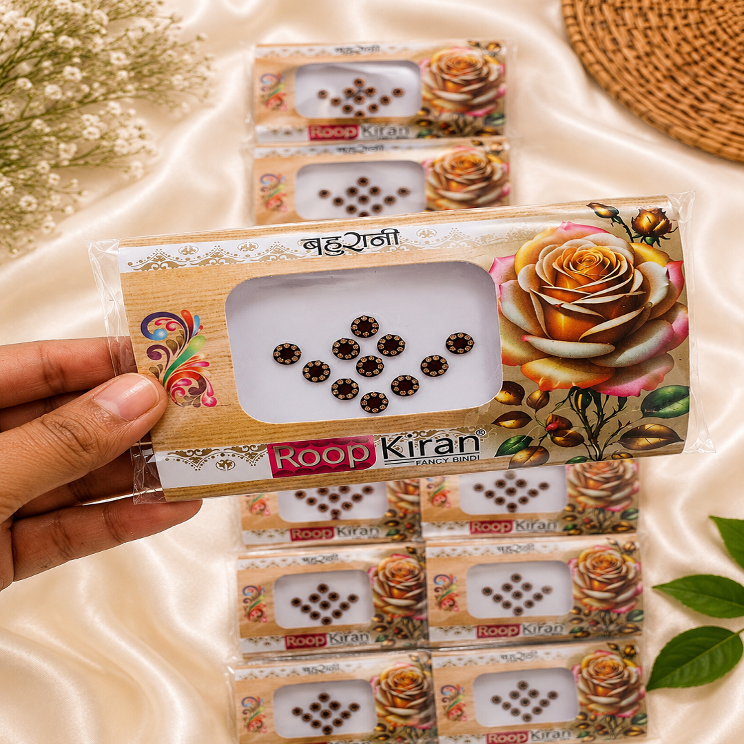 Designer Fancy Bindi Pack of 24 Cards | Wholesale Price ₹240