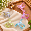 Cute Translucent Bow Hair Claw Clips Pack of 12 Pcs – Premium Hair Clutcher | Wholesale Price ₹360
