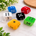 🎲 Soft Fuzzy Hanging Dice Pack of 24 Pcs | Wholesale Price ₹360