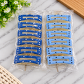 💙 Denim Style Hair Clutcher Pack of 12 Pcs | Wholesale Price ₹480
