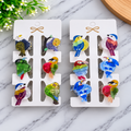 🐦 Small Size Colourful Bird Hair Clips Pack of 12 | Wholesale Price ₹480