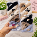 Fancy Fur Clutcher Hair Clips – 540 Per Dozen | 12 Pieces Pack
