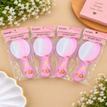 🎀 Cute Mini Mirror & Hair Comb Set of 4 Pcs | Stylish 2-in-1 Hair Comb with Mirror | Girls & Kids Hair Accessories | Wholesale Price ₹160
