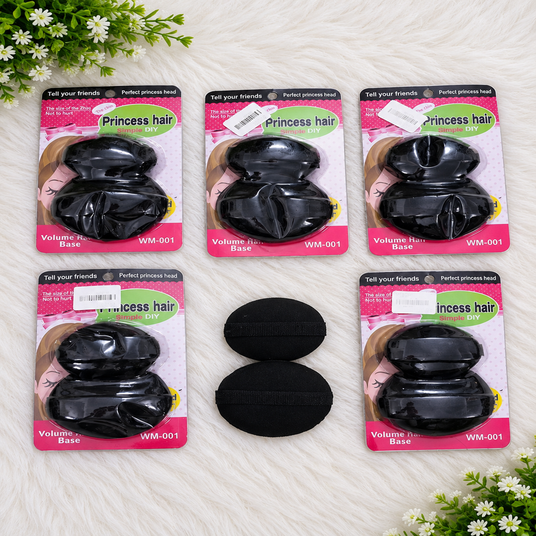 Hair Styling Puff Bumpits Pack of 6 Pcs – Volume Hair Base | Wholesale Price ₹360 per Pack