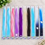 One Clip Hair Extension Pack of 12 Pcs – 12 Random Colours | Wholesale Price ₹480 per Dozen