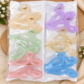Shining Bow Tie Claw Clip Big Size Pack of 12 Pcs – Premium Hair Clutcher | Wholesale Price ₹240 per Dozen (12 Pieces)