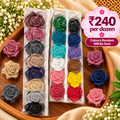 Rose Flower Hair Clutcher Pack of 12 Pcs – Premium Hair Accessories | Wholesale Price ₹240 per Dozen