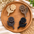 Sunflower Matte Hair Claw Pack of 12 Pcs | ₹192/Dozen