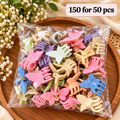 Kids Mini Hair Claw Clips – Pack of 50 Pcs | Wholesale Price ₹150