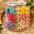 Matte Button Zig Zag Claw Clip Big Size – Premium Hair Clutcher | Wholesale Price ₹360 per Dozen (12 Pieces)