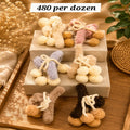 Plush Bow Hair Clutcher with Pom Pom Pack of 12 Pcs – Premium Hair Clutcher | Wholesale Price ₹480 per Dozen