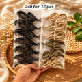 Matte Double Loop Claw Clip Big Size – Premium Hair Clutcher | Wholesale Price ₹240 per Dozen (12 Pieces)