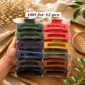 Rectangle Cut-Out Claw Clip Big Size – Premium Hair Clutcher | Wholesale Price ₹180 per Dozen (12 Pieces)