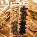 Matte 5 Petal Flower Hair Claw Clip Pack of 12 Pcs – Premium Hair Clutcher | Wholesale Price ₹144 per Dozen