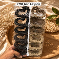 Flower Rectangle Hair Claw Clip Pack of 12 Pcs – Premium Hair Clutcher | Wholesale Price ₹180 per Dozen