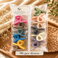 Infinity Loop Hair Claw Clip Pack of 12 Pcs – Premium Hair Clutcher | Wholesale Price ₹96 per Dozen